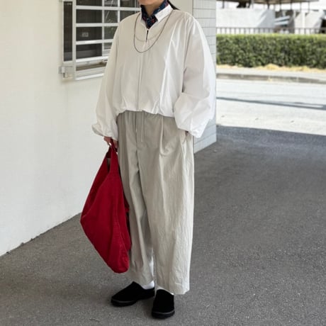 80タイプライタースタンドカラーボリュームシャツ 622621 / HAVERSACK ハバーサック