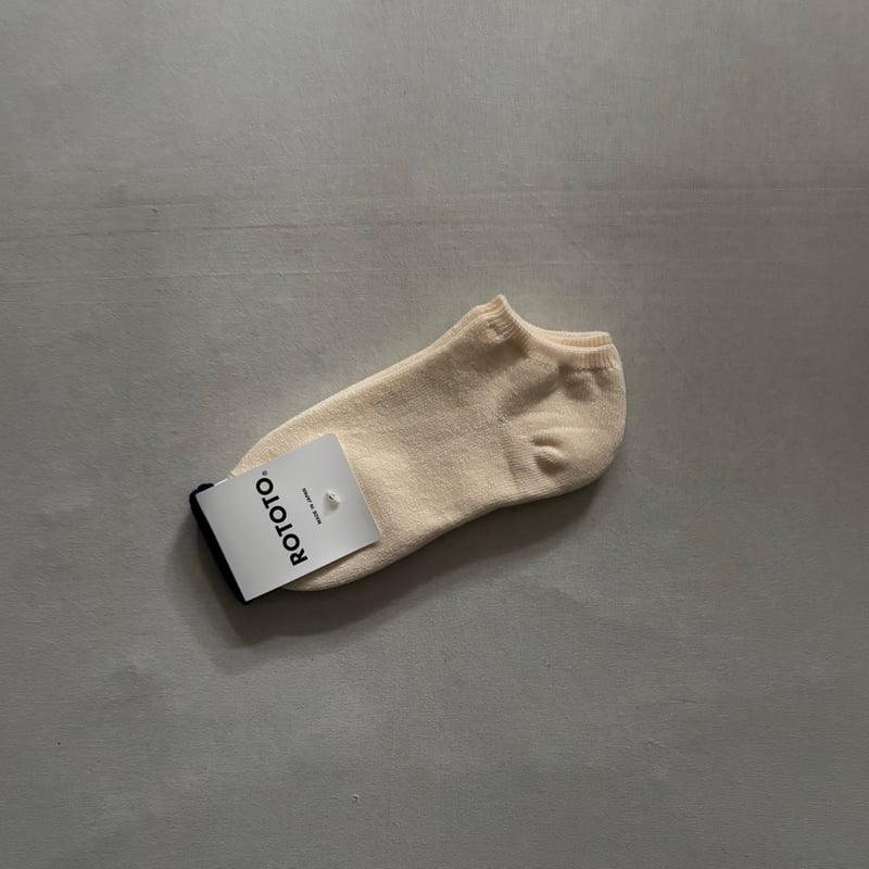WASHI PILE SHORT SOCKS R1512 / ROTOTO ロトト | e-s