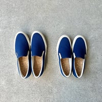 SLIP ON (NATURAL INDIGO) / DOEK