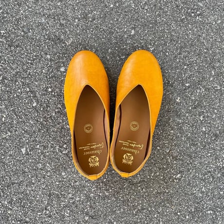 Vカットフラットパンプス CT-01(MS) / chausser  Turnshoe