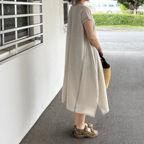 廻 fuwa-T LONG 濃淡 廻FWA濃 372371 / tamaki niime タマキニイメ
