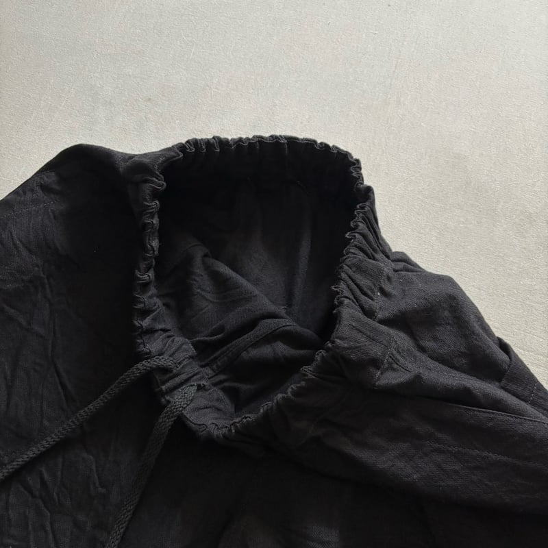 タマキニイメ　USED BLACK denim タルンパンツ　ブラック タマキニイメ USED BLACK denim タルンパンツ ブラック