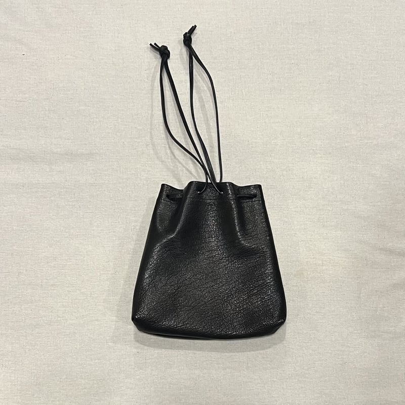 GOAT LEATHER KINCHAKU SHOULDER BAG MC1027 / MA