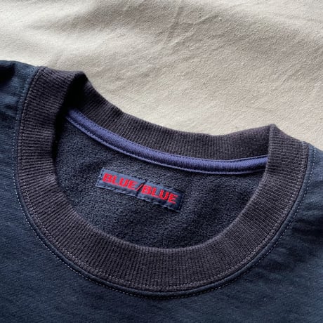 スビンギザコットンBB EMB LS 1009890 / BLUE BLUE ブルーブルー
