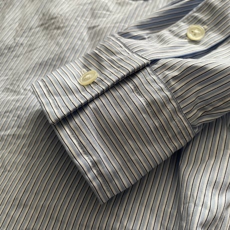ROLL UP STRIPE SHIRT (BLUE) PC-016-2212 / Porter Classic