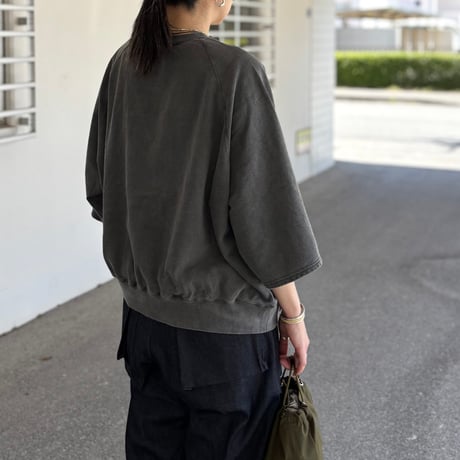 Pigment dyeing ミニ裏毛プルオーバー VCC-532 / Veritecoeur ヴェリテクール