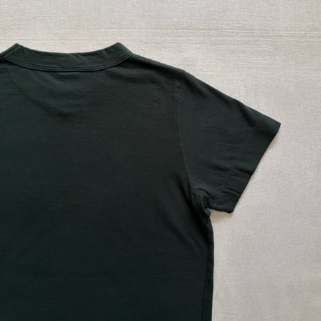 30/1天竺 半袖Tシャツ (サックス・ダークグリーン) 252-6271・252-6272 / homspun ホームスパン