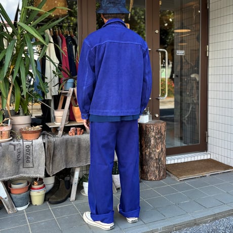 J7126 ブルーインディゴサシコテゾメベイカーズパンツ 1016598 / BLUE BLUE JAPAN ブルーブルージャパン