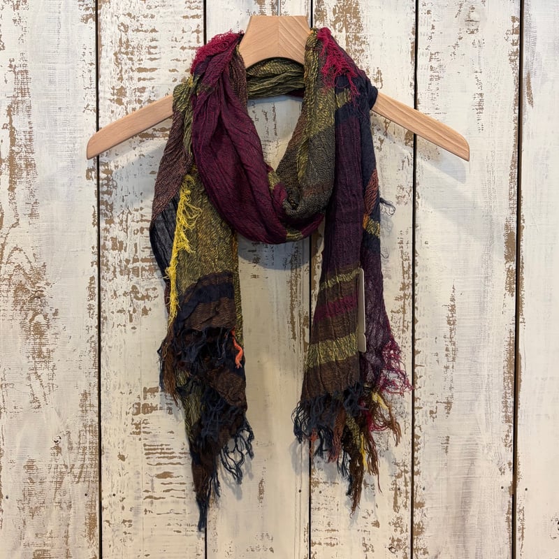 roots shawl MIDDLE CM YE-PL-1469 / tamaki niime