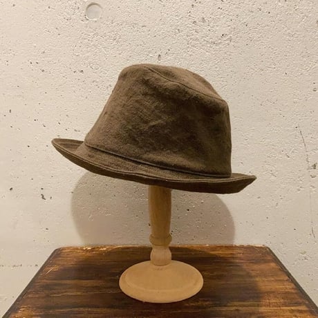 フランスリネン染め バゲットHAT 2021summer44  / ARTE POVERA