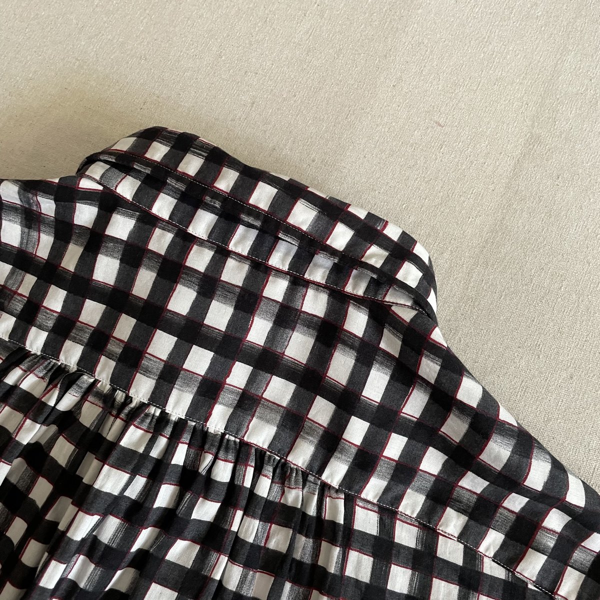ROLL UP 水彩 GINGHAM SHIRT PC-016-2215 / Porter C