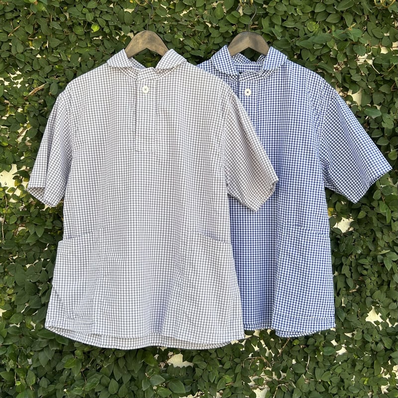 定番プルオーバー 半袖ギンガムシャツ LS-407 / LOLO | e-shop/E-SHOP