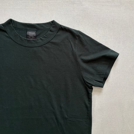30/1天竺 半袖Tシャツ (サックス・ダークグリーン) 252-6271・252-6272 / homspun ホームスパン