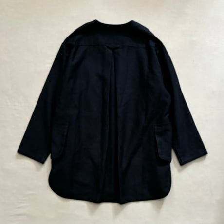 MOLESKIN NO COLLAR SHIRT JACKET (DARK NAVY) PC-019-2936 / Porter Classic ポータークラシック