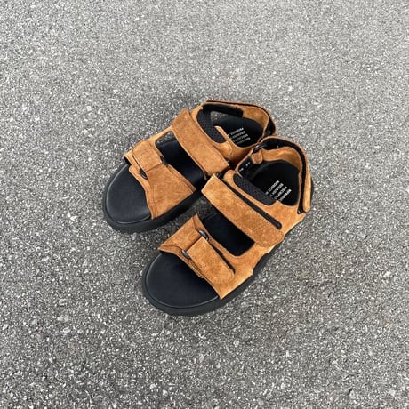 ITALIAN MILITARY SANDAL (DARK CAMEL SUEDE) 1836SS / REPRODUCTION OF FOUD