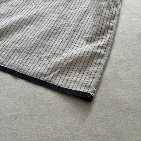 REGULAR COLLAR SHIRTS DRESS WITH RAJASTHAN GATHER INMDS26064 / maison de soil メゾンドソイル