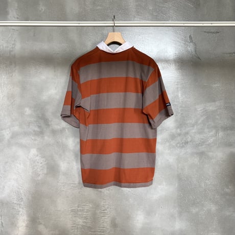 Light Weight Rugby Collar S/S Shirts / BARBARIAN