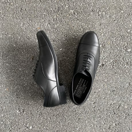 TR-001 STRAIGHT TIP (BLACK) / TRAVELSHOES by chausser トラベルシューズバイショセ