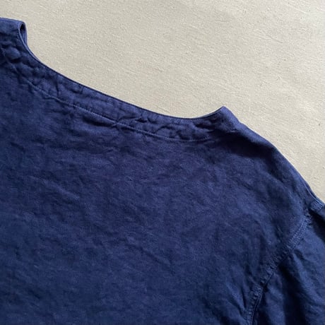 HERRINGBONE (OVERDYE) CREW NECK OVERSIZED PULLOVER NAM2211LH / ARMEN アーメン