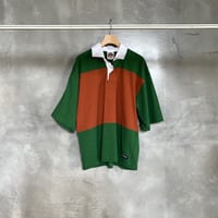 Light Weight Rugby Collar H/S Shirts / BARBARIAN