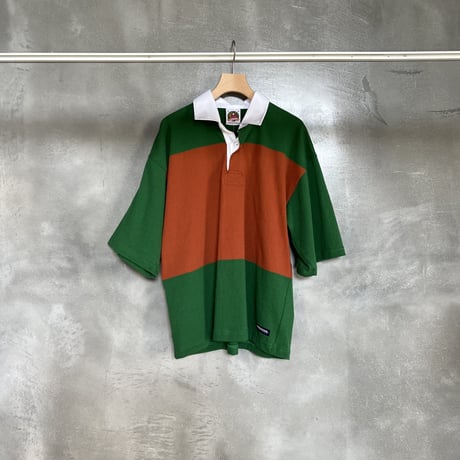 Light Weight Rugby Collar H/S Shirts / BARBARIAN