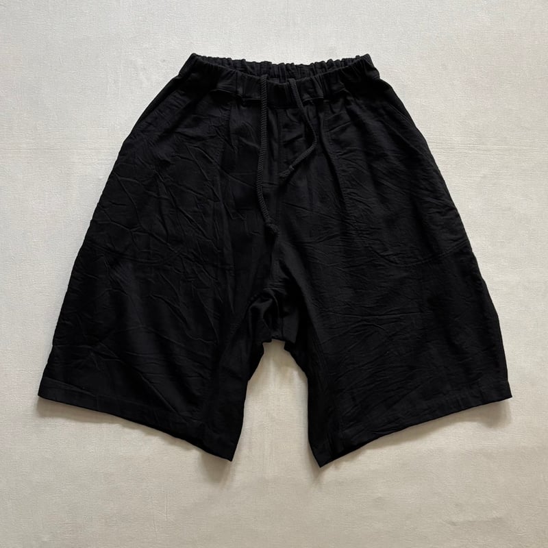 レア美品 タマキニイメ ブラックデニム タルンパンツ ロング BLACK denim ハアハアパンツ / tamaki niime タマキニイメ | e