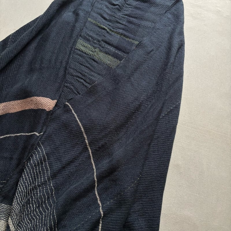 roots shawl MIDDLE WM GY-PK-1674 / tamaki niim