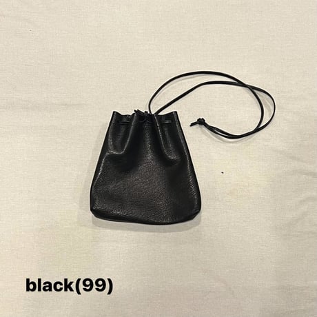 GOAT LEATHER KINCHAKU SHOULDER BAG MC1027  / MASTER&Co.