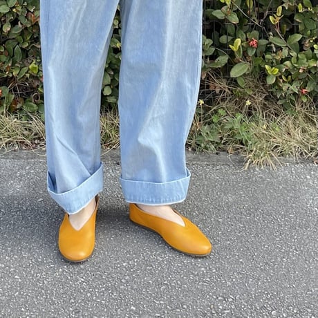 Vカットフラットパンプス CT-01(MS) / chausser  Turnshoe