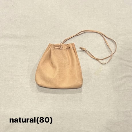 GOAT LEATHER KINCHAKU SHOULDER BAG MC1027  / MASTER&Co.