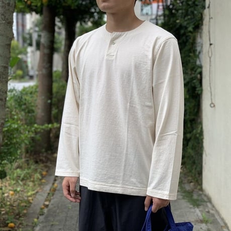 Henleyneck L/S T-Shirt JM5013 / Jackman　ジャックマン