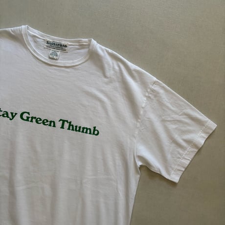 Stay Green Thumb T 1/2 (Navy) SF-252304 / SASSAFRAS ササフラス