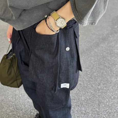 Digs Crew Pants 4/5 (8oz Denim) SF-262340 / SASSAFRAS ササフラス