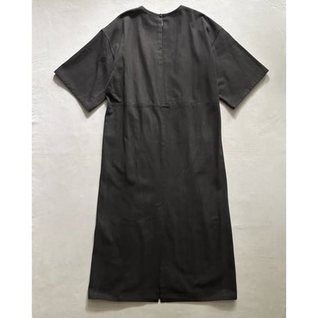 墨染ツイル5分袖ロングワンピース 322530 / HAVERSACK ハバーサック