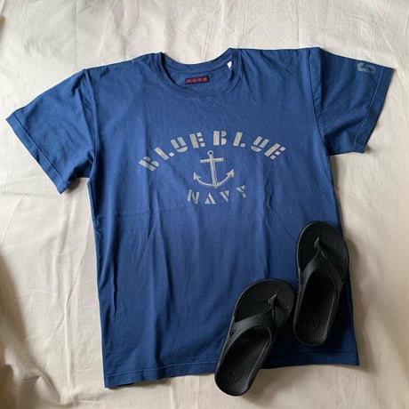 BEES B アンカー ショートスリーブ TEE 1008882/ BLUE BLUE　ブルーブルー