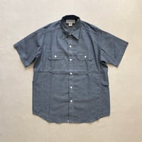 Gardener Shirt1/2 (5oz Chambray) SF-252245 / SASSAFRAS ササフラス