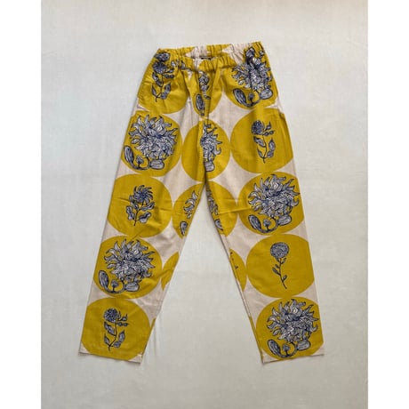 LOOSE PANTS BLUE FLOWER POP BS004 / Bohemians ボヘミアンズ
