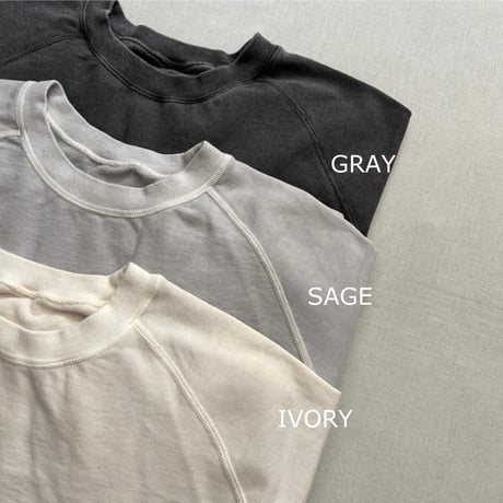 Pigment dyeing ミニ裏毛プルオーバー VCC-532 / Veritecoeur ヴェリテクール