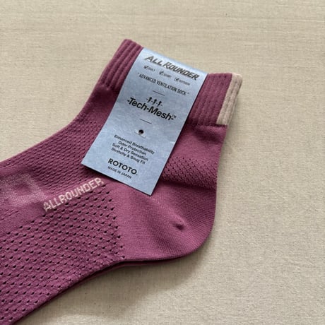 ALLROUNDER TECH-MESH "ANKLE" size S(23~25cm) R1594 / ROTOTO ロトト