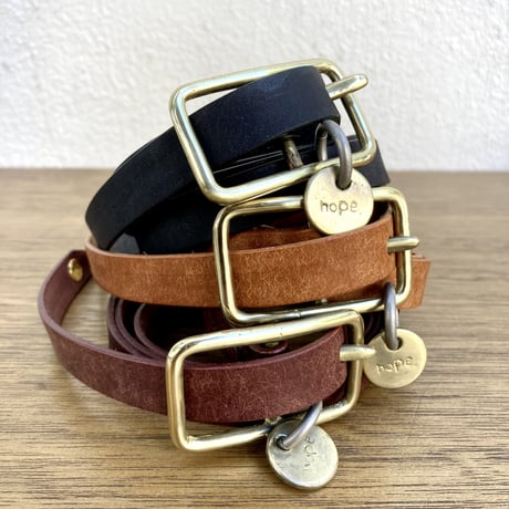 PUEBLO 15mm BELT SMALL BACKLE WITH HOPE CHARM MC101 / MASTER&Co.