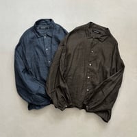 墨染めリネンシャツジャケット VC-2840 / Veritecoeur ヴェリテクール