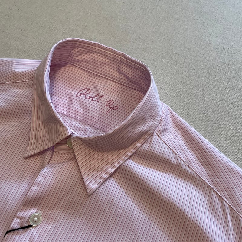 ROLL UP STRIPE SHIRT (SAKURA) PC-016-2212 / Por ROLL UP STRIPE SHIRT (SAKURA) PC-016-2212 / Por