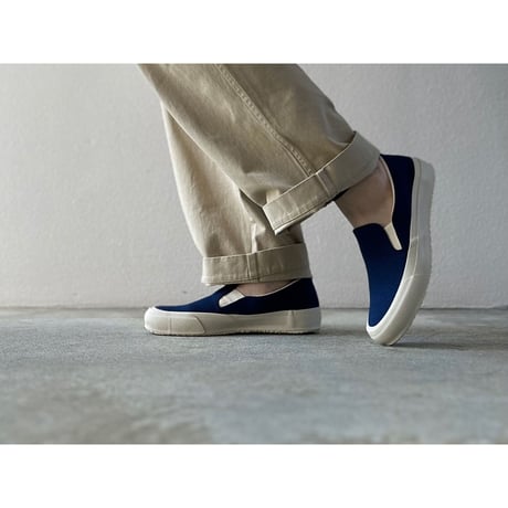 SLIP ON (NATURAL INDIGO) / DOEK