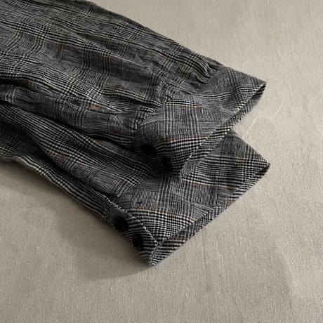 Linen Check プルオーバーブラウス 13137103 / Vlas Blomme ヴラスブラム