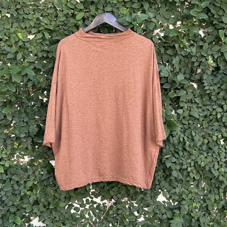 Cotton Silk Soft 天竺 モックネックTシャツ 12105033 / Vlas Blomme ヴラスブラム