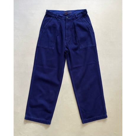 J7126 ブルーインディゴサシコテゾメベイカーズパンツ 1016598 / BLUE BLUE JAPAN ブルーブルージャパン