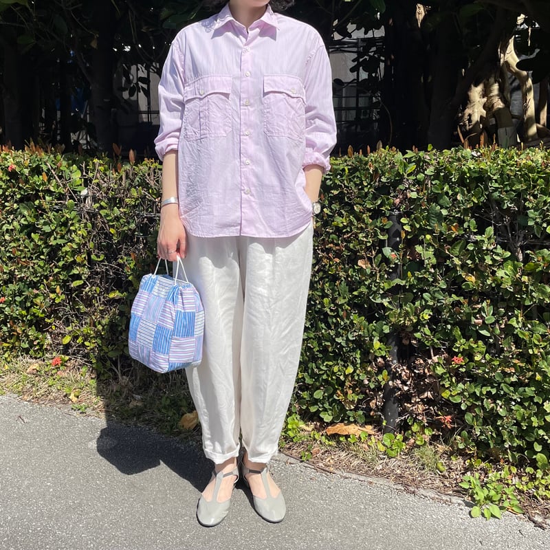 トップス ROLL UP STRIPE SHIRT ROLL UP STRIPE SHIRT -2025SS-