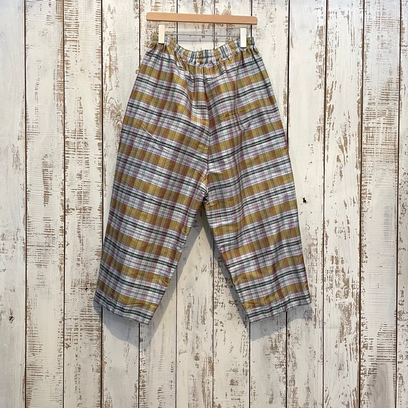 デュピオンシルクチェックパンツ VC-2621 / Veritecoeur ヴェリテ 
