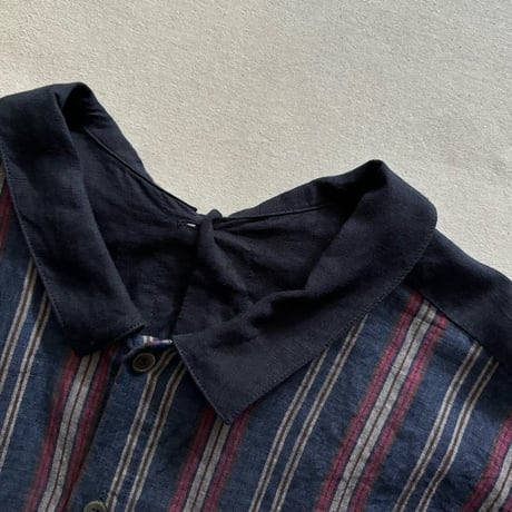 Vintage Stripe 切替え2Way シャツ 13107054 / Vlas Blomme ヴラスブラム