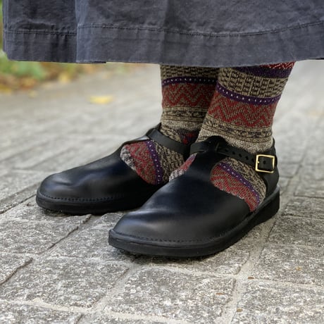 WOMEN'S T-Strap (BLACK) / AURORA SHOES